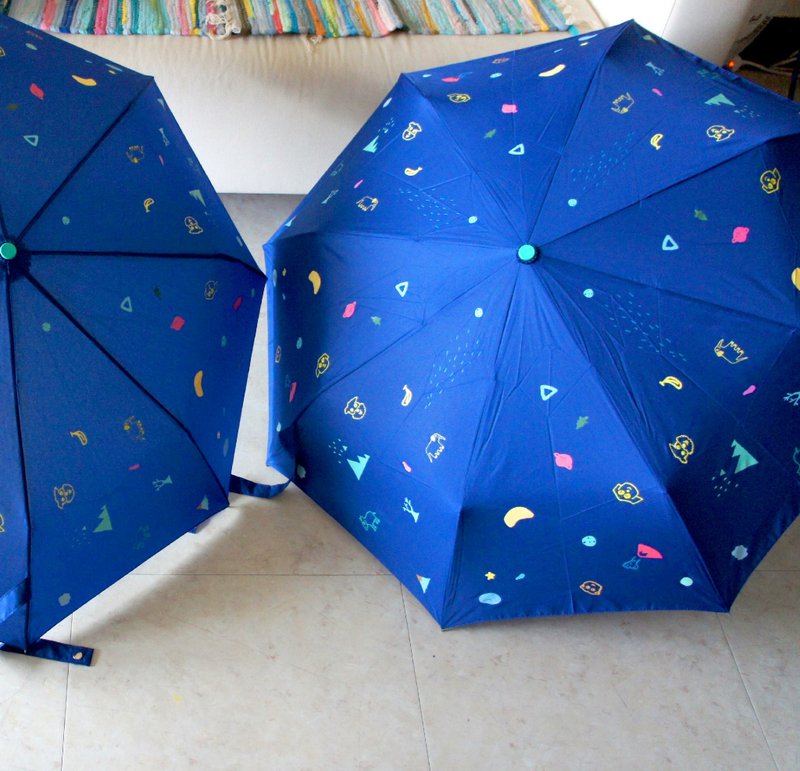 最后数量*一切雨伞 ◆ ☂ / 三折超细手开晴雨伞 - 其他 - 防水材质 蓝色