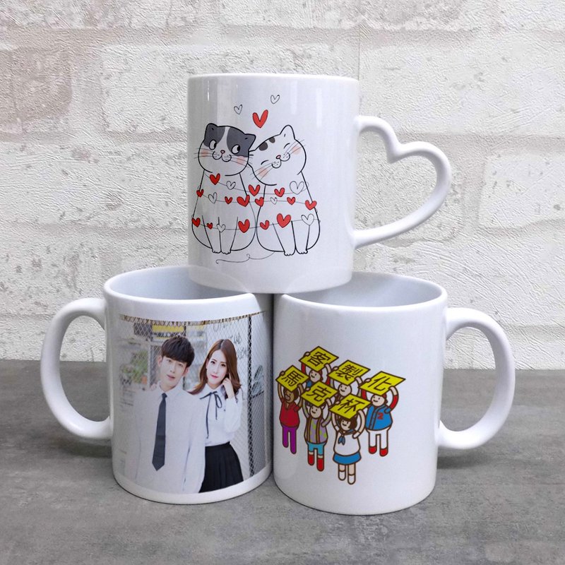 莺歌制造马克杯 定制化马克杯 附盒 来图订做 生日 圣诞礼物 订做 - 咖啡杯/马克杯 - 瓷 白色