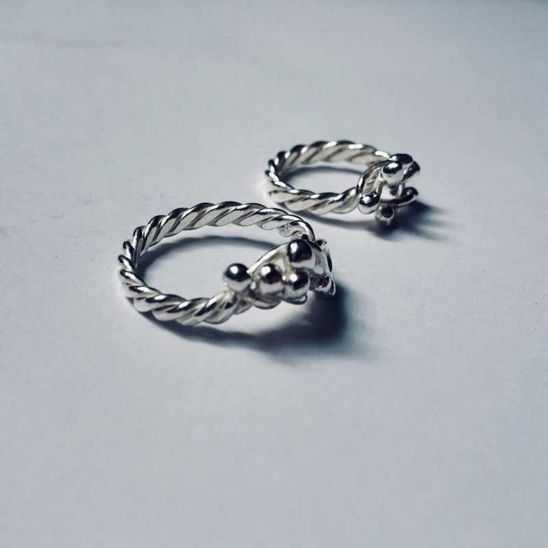 水滴戒纯银戒指 ,下单2可享85折,手作的诗台南金工体验/文化币可 - 金工/饰品 - 纯银