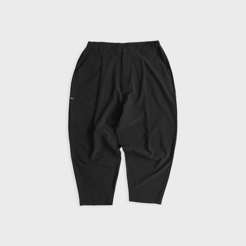 DYCTEAM - Functional Loose cropped pants (black) - 男士长裤 - 其他材质 黑色