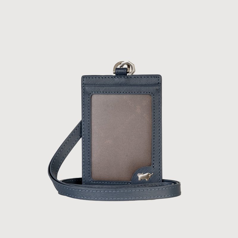 【免费升级送礼包装】HOMME-M绅士 极光纹证件夹-深蓝色/BF306-60 - 证件套/卡套 - 真皮 蓝色