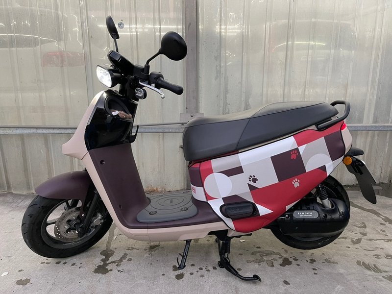 几何图+猫脚印(火星红) gogoro系列车套 防刮车套 - 其他 - 聚酯纤维