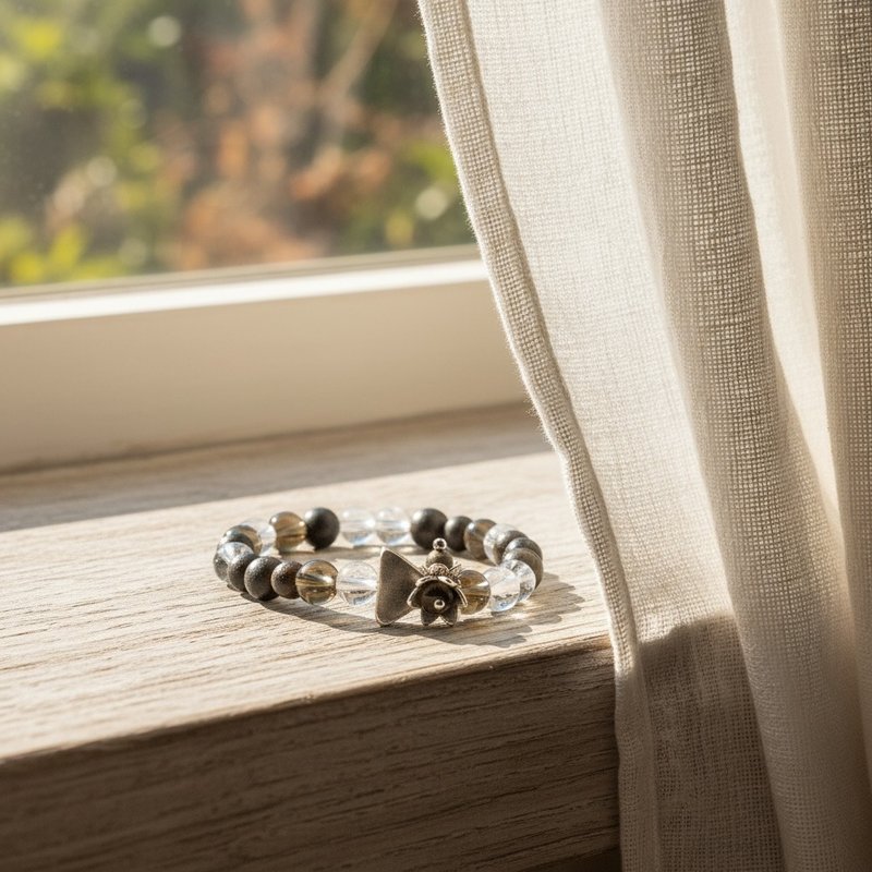 山语之心 绿奇楠沉香木串设计手錬款 - 项链 - 木头 咖啡色