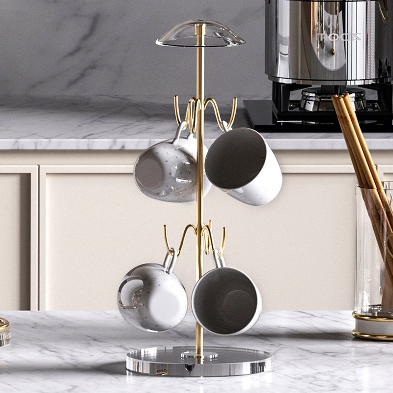 bencross本心本来-马克杯架-水母 - 收纳用品 - 其他金属 金色