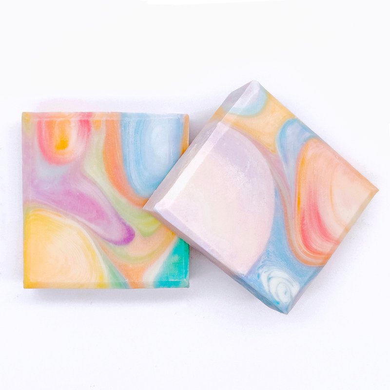 天然冷制梦幻渲染手工皂工作坊 Cold Process Swirl Soap - 蜡烛/香氛 - 其他材质