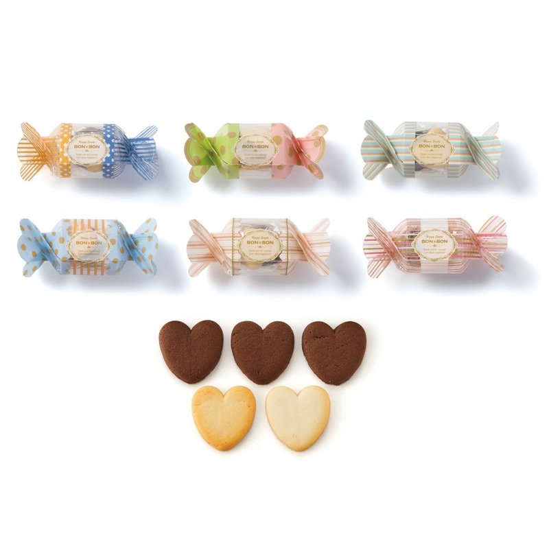 2025婚礼推荐甜蜜蜜爱心饼干 / 最低起订量为五个 - 零食/点心 - 塑料 多色
