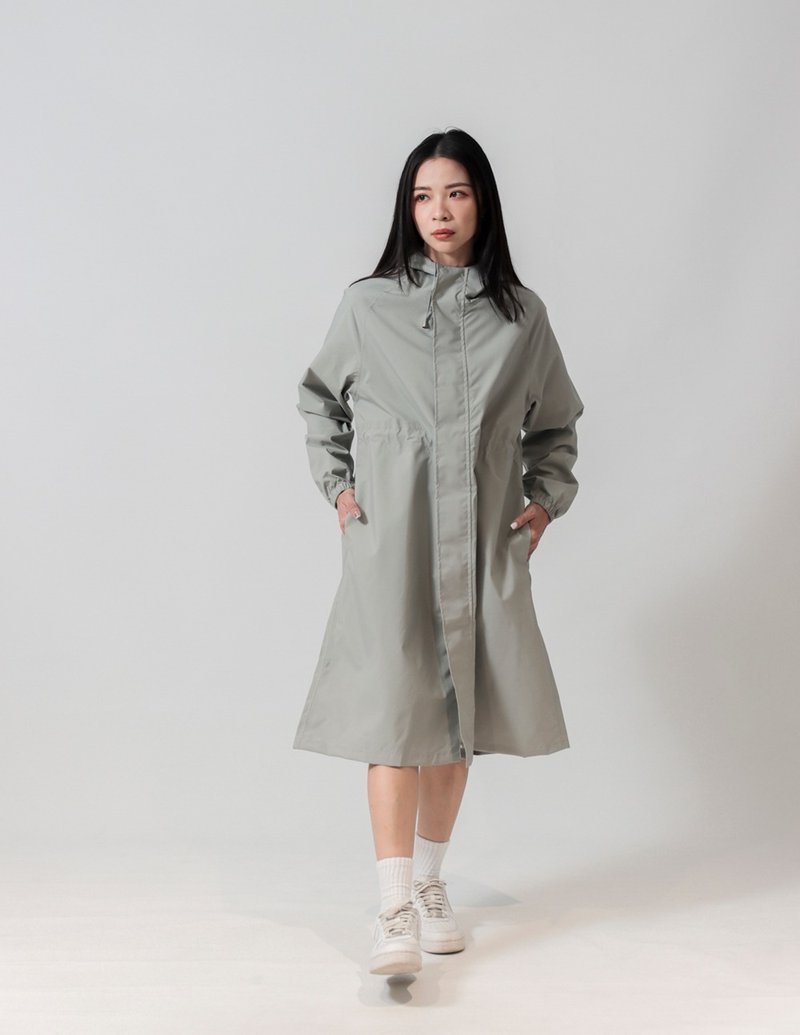 sunrainlike风华绝代防泼水风衣 雨风衣 挡风 透气 Trench Coat - 女装休闲/机能外套 - 防水材质 黑色