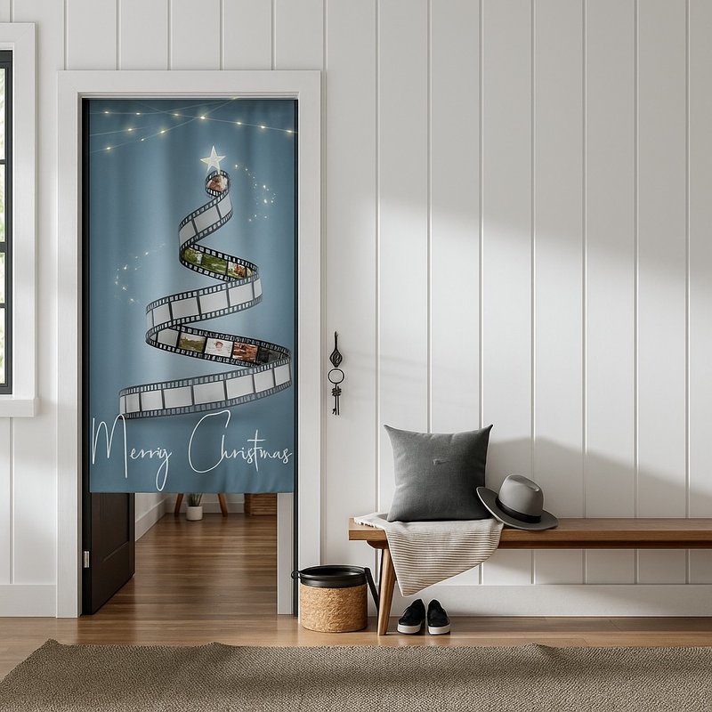定制化圣诞节挂布 交换礼物 圣诞树 照片 圣诞节 - 海报/装饰画/版画 - 棉.麻