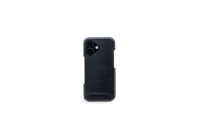 iPhone 17 经典系列-磁吸手机皮套-碳黑 - 手机壳/手机套 - 真皮 黑色