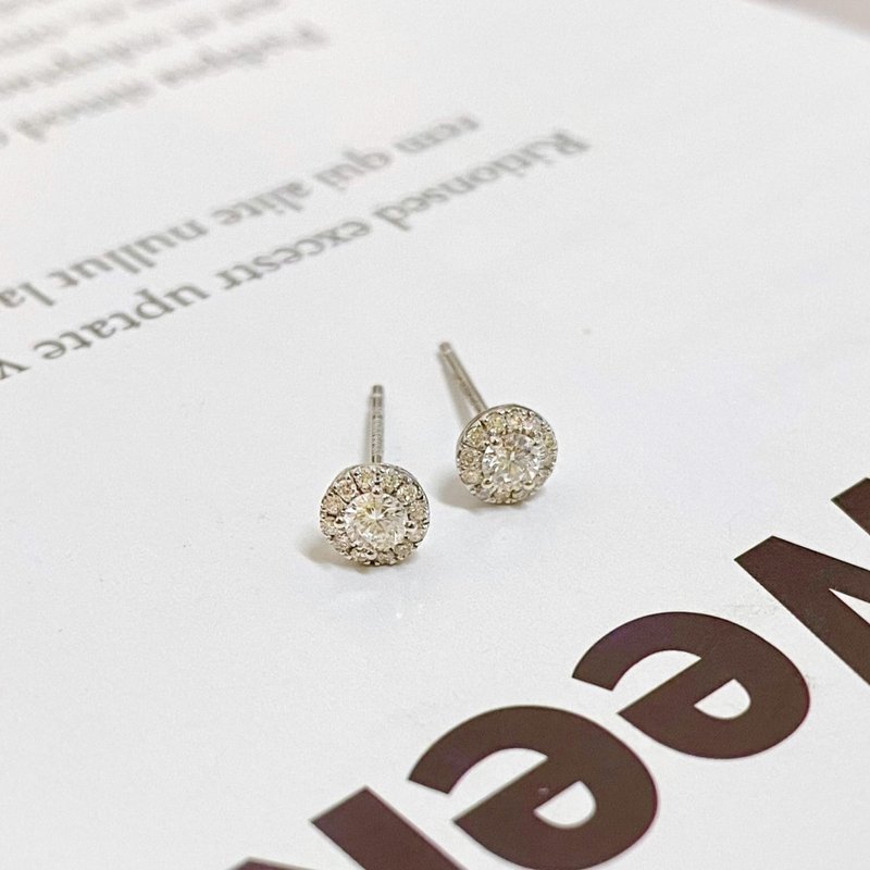 9K | 奢华花束_耳环 - 耳环/耳夹 - 贵金属