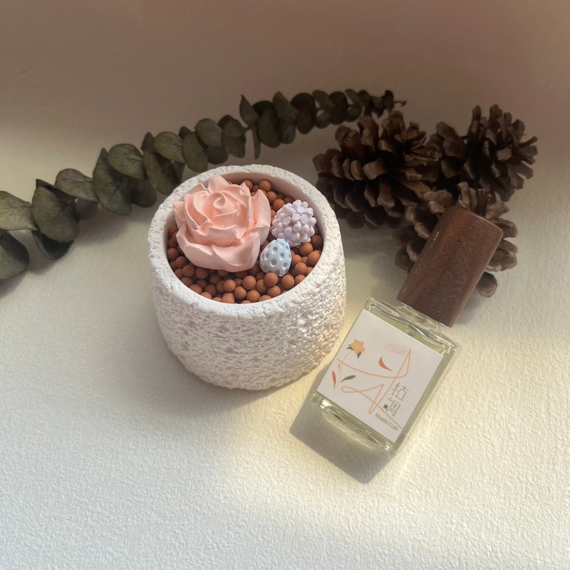 沐植调 静谧森语 造型扩香石膏盆栽 - 香薰/精油/线香 - 其他材质