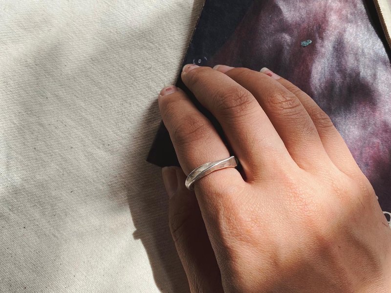 Rotate Ring - 戒指 - 纯银 银色