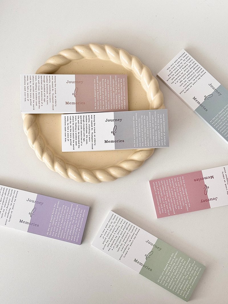 半刻字记事本 - 便条纸/标签贴 - 纸