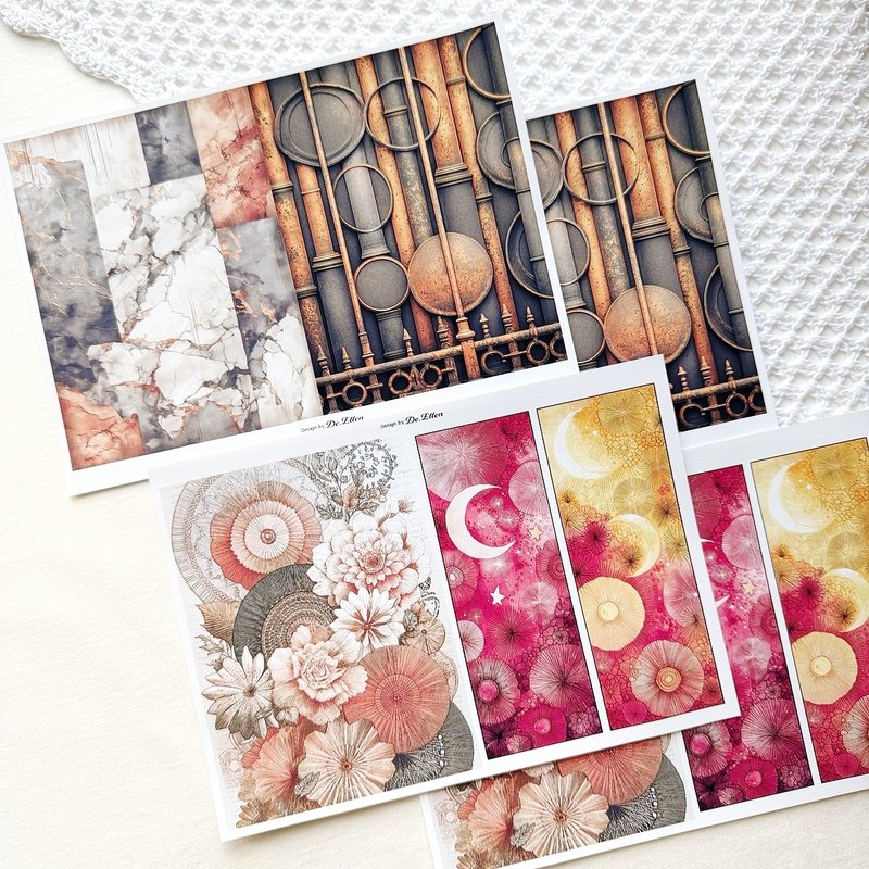 Z418-多种背景 - 贴纸 - 纸