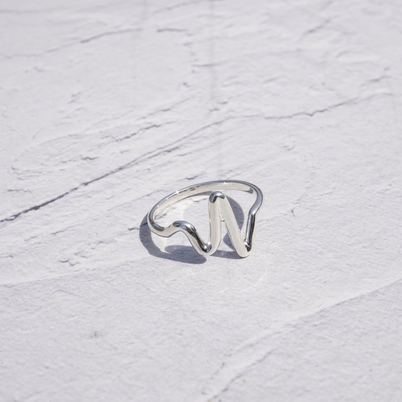 信号环264 - 戒指 - 其他金属 银色