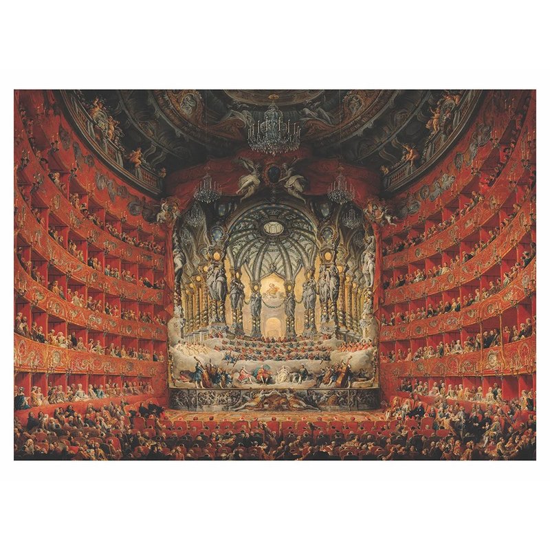 主教在罗马阿根廷剧院的音乐会_拼图_3000片 - 拼图 - 纸