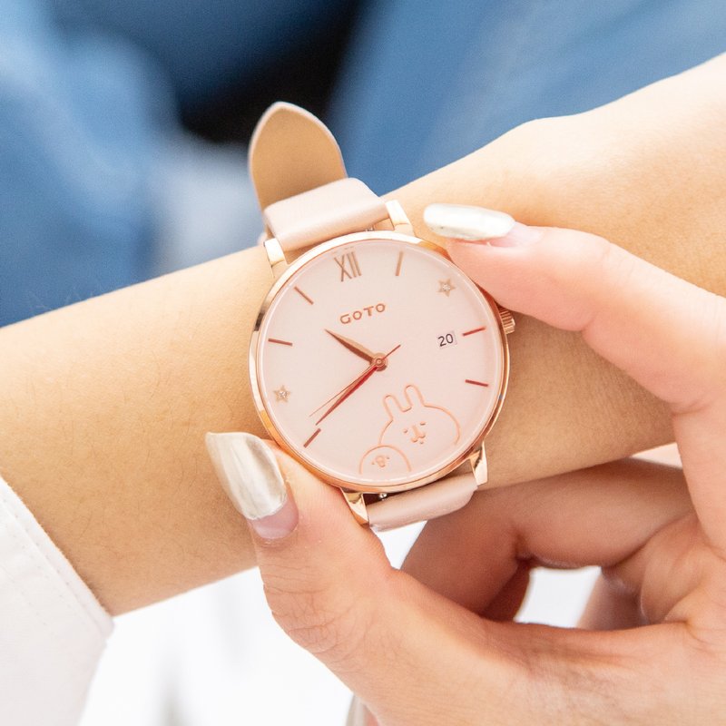 GOTO x 卡娜赫拉的小动物Starry Night星空系列-玫粉 - 女表 - 不锈钢 粉红色
