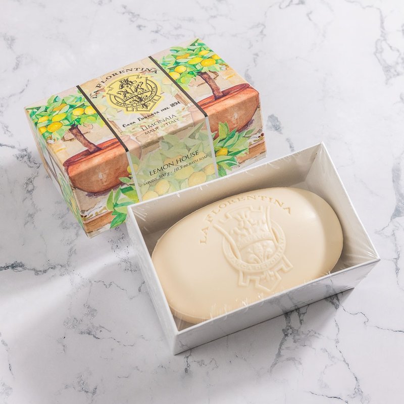【快速出货】意大利手工香氛皂 300g-柠檬小屋 - 肥皂/手工皂 - 其他材质 黄色