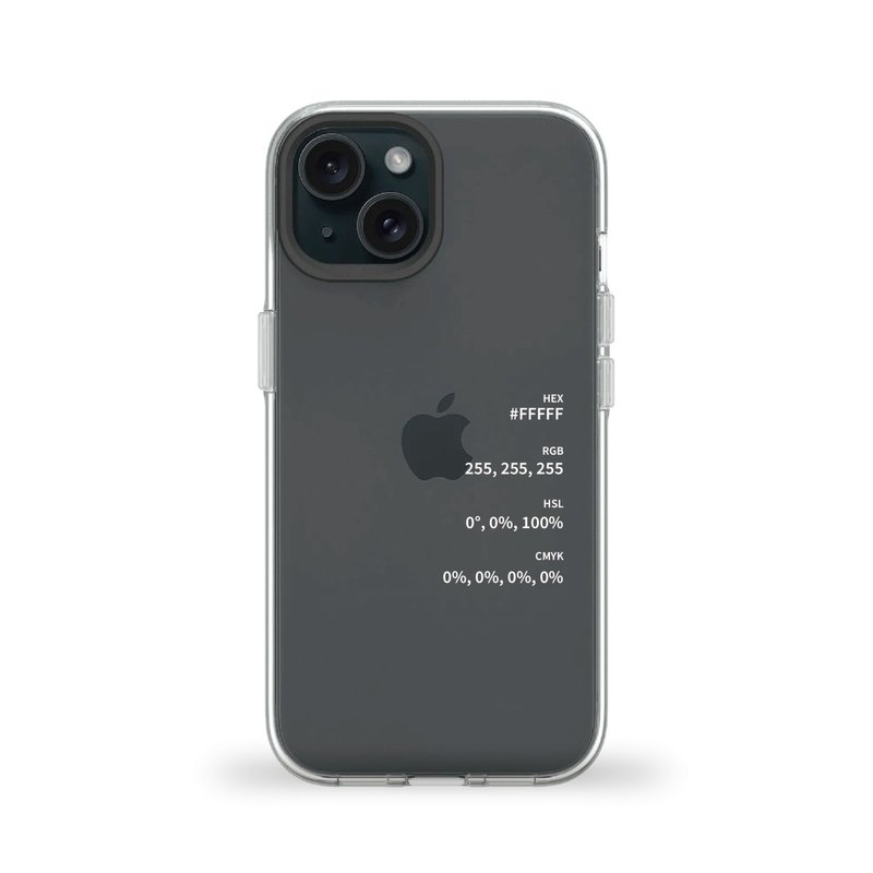 定制化 色票 Clear 透明手机壳 - 手机壳/手机套 - 其他材质 白色