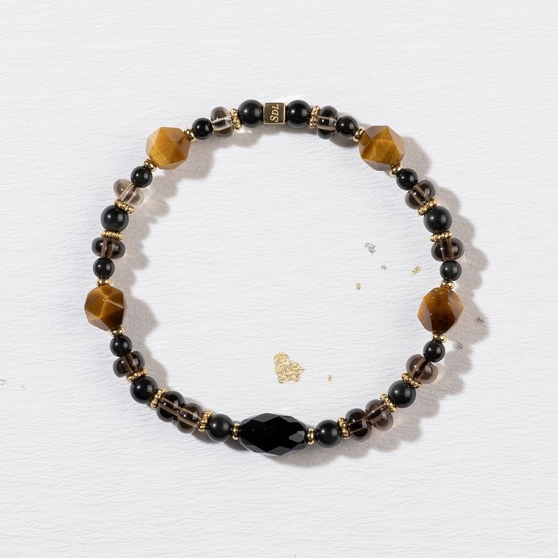 暮光 | 独家设计款手串 D21005 - 手链/手环 - 水晶 咖啡色