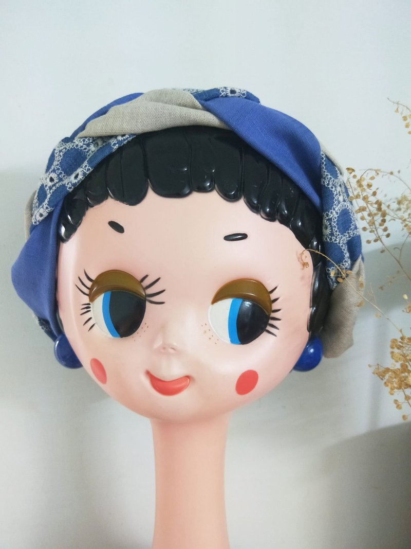 编织发带-可圈可点.电绣-米杏色 - 发饰 - 棉.麻