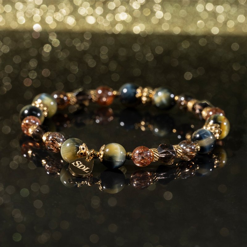 埃及艳后 | 独家设计款手串 D21006 - 手链/手环 - 水晶 咖啡色