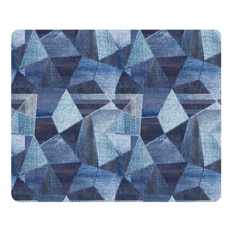 INS鼠垫 - 牛仔格(22x18cm) - 鼠标垫 - 其他材质