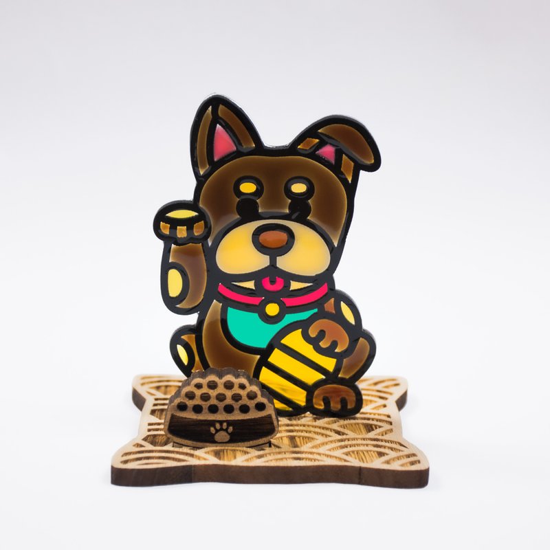 【Moko Bastet】招福唐狗 座台式 - 摆饰 - 树脂 多色