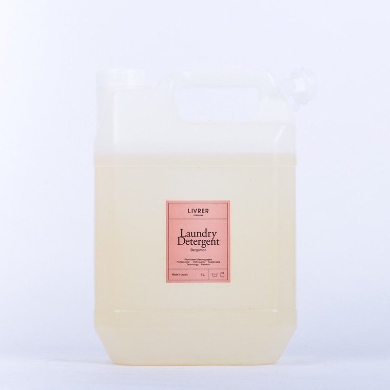 LIVRER 丽芙 日常全效洗衣精 - 佛手柑 BERGAMOT 4L - 衣物清洁 - 其他材质 白色