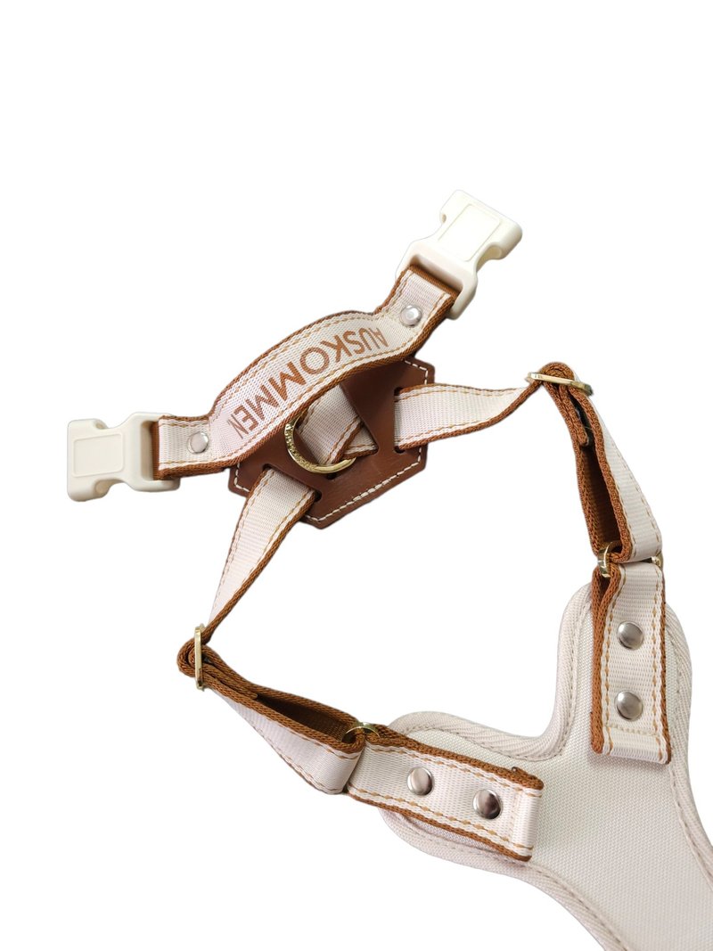 X型胸背带 Plus 典藏款 米白 - 项圈/牵绳 - 其他材质