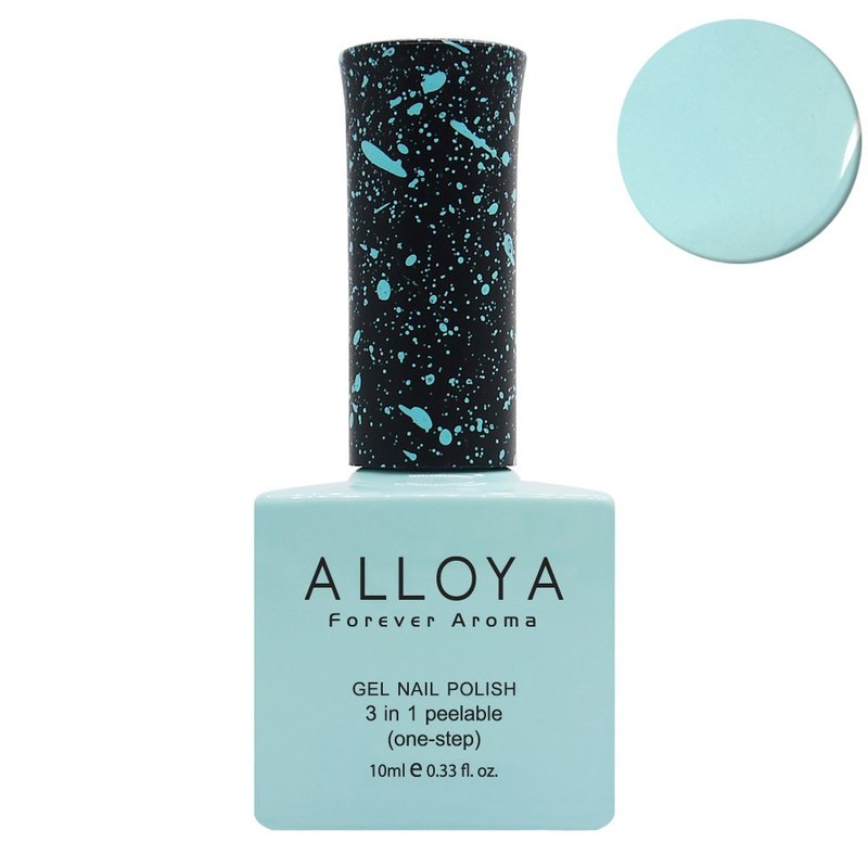 V015 浅蓝魔法/环保光撩胶 - 指甲油/指甲贴 - 其他材质 蓝色