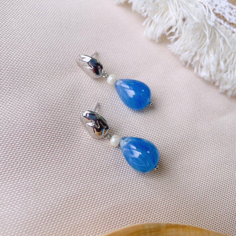 浪边礁石 / 无痛耳夹 & 抗敏耳针 - 耳环/耳夹 - 其他材质 多色