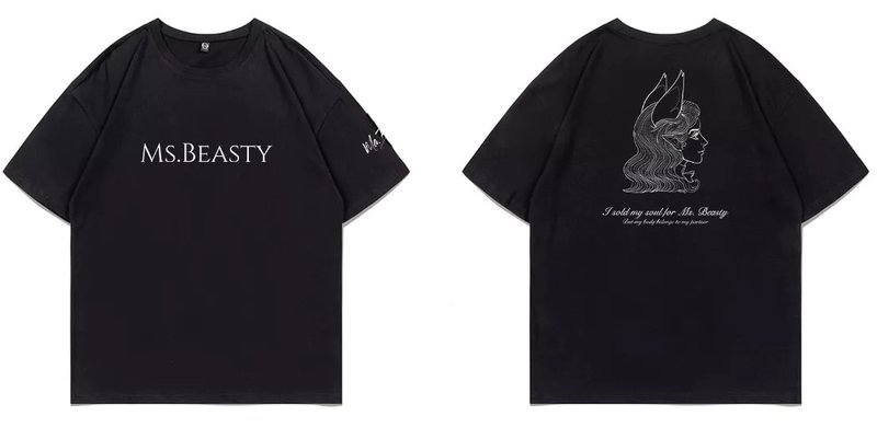 与怪物小姐的灵魂契约T恤 Alastor 怪物解忧 6月28日 赦免日 - 中性连帽卫衣/T 恤 - 棉.麻 多色