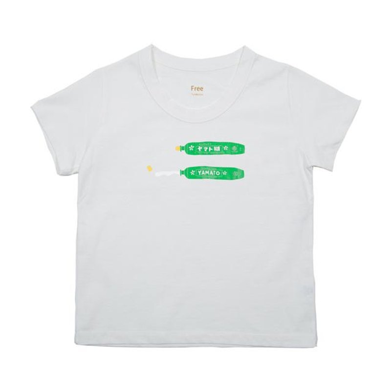 ヤマトのりチューブ カットソー レディースフリーサイズ Tcollector - 女装 T 恤 - 棉.麻 白色