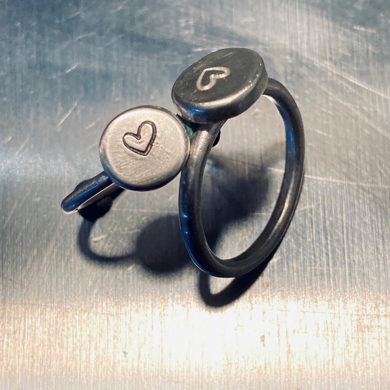 纯银熔融星座戒指,下单2位可享85折,手作的诗台南金工戒指diy - 金工/饰品 - 纯银