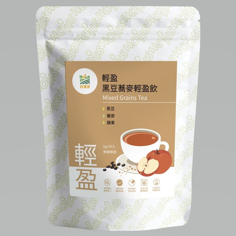 黑豆荞麦苹果养生茶10入/每包(轻盈补给;无咖啡因;无添加) - 茶 - 其他材质 卡其色