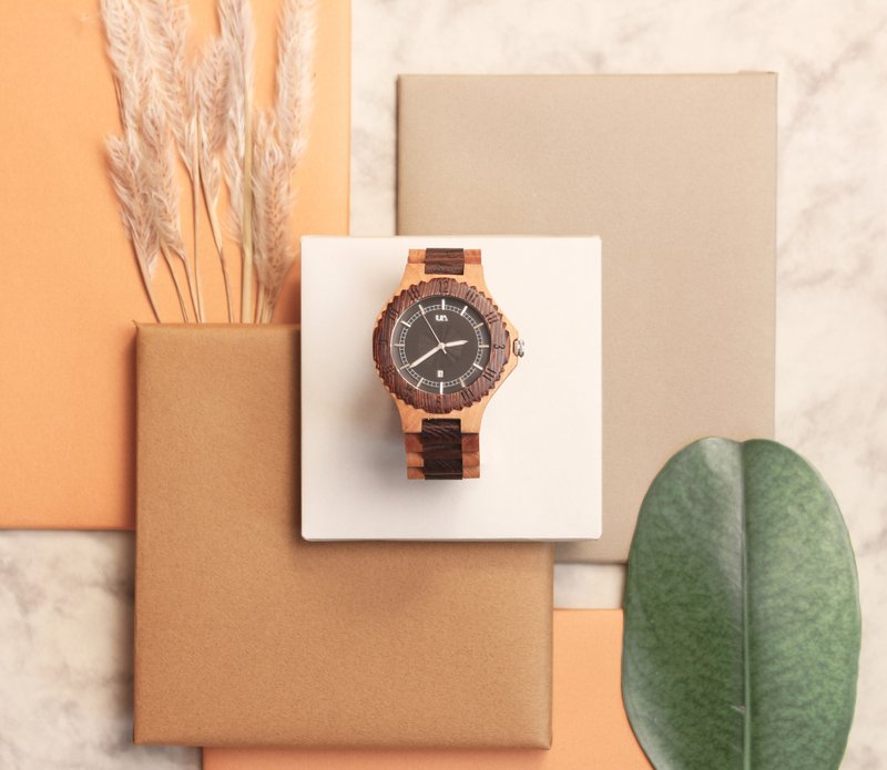 【木研所】能量健康木表-Wooden watch (智慧涟漪) - 其他 - 木头 