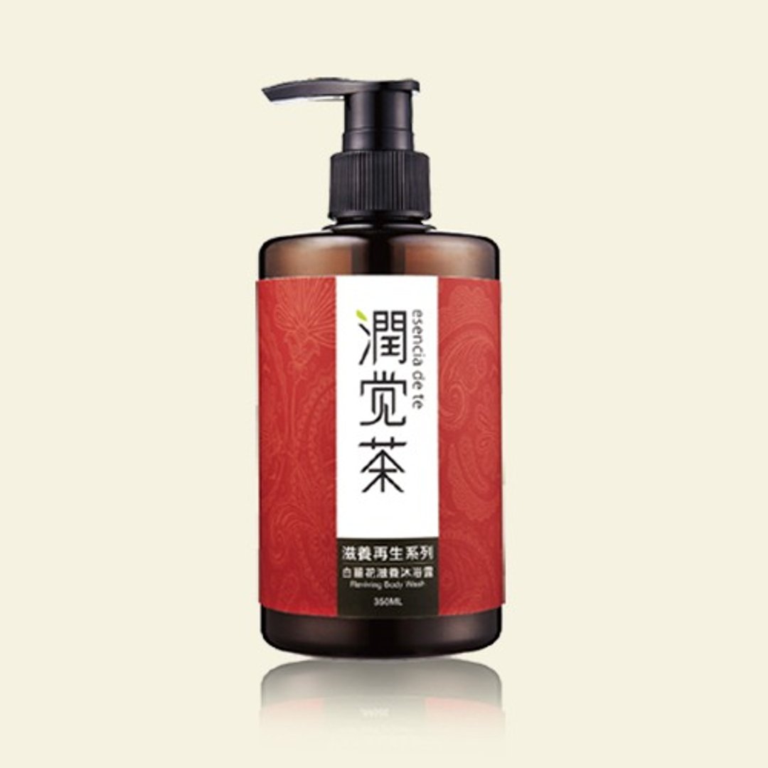 【茶宝 润觉茶】白姜花滋养茶籽沐浴乳 350ml 香氛/婚礼/交换礼物 - 沐浴用品 - 植物．花 红色