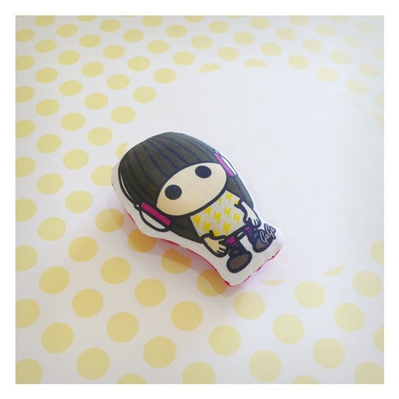 好朋友娃/磁铁。((amo)) 春天的耳机装扮 - 耳机 - 其他材质 黄色