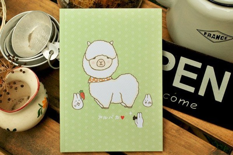 草原兔子羊驼写真B6万年历记事本  - 年历/台历 - 纸 