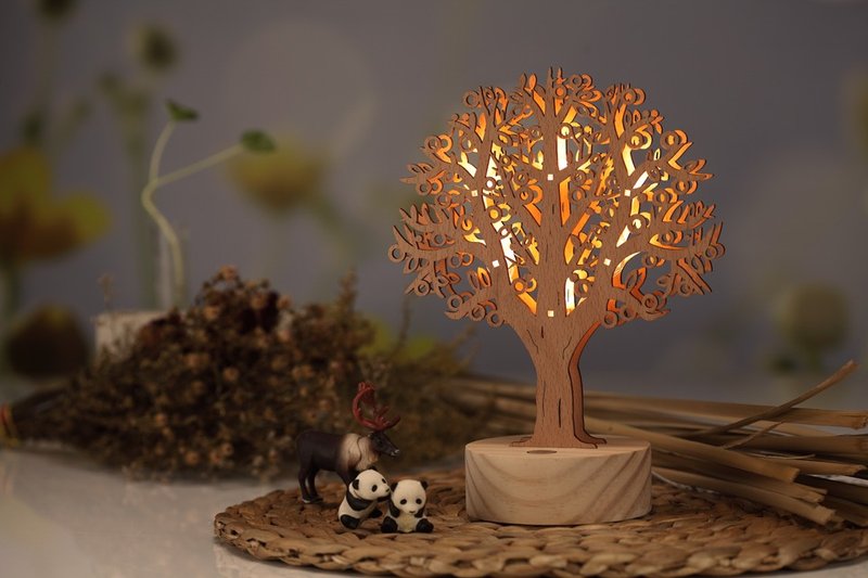 金钱树 - 灯具/灯饰 - 木头 白色