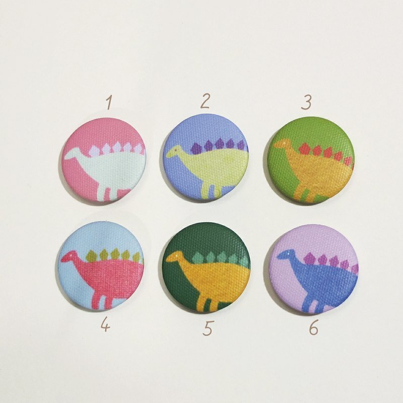 尼古拉的恐龙世界之徽章系列-no.07-◆◇◆剑龙◆◇◆ - 徽章/别针 - 其他材质 多色