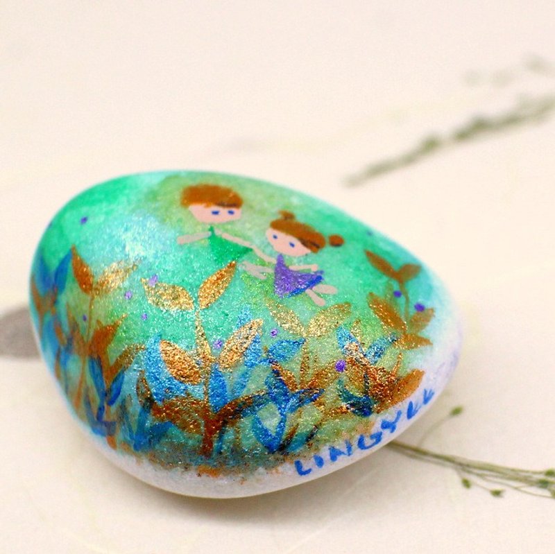 富察令儿·彩绘石头 - 摆饰 - 宝石 绿色