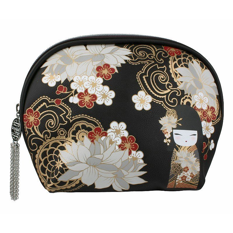 Kimmidoll 和福娃娃化妆包(L) Tatsumi - 化妆包/杂物包 - 其他材质 黑色