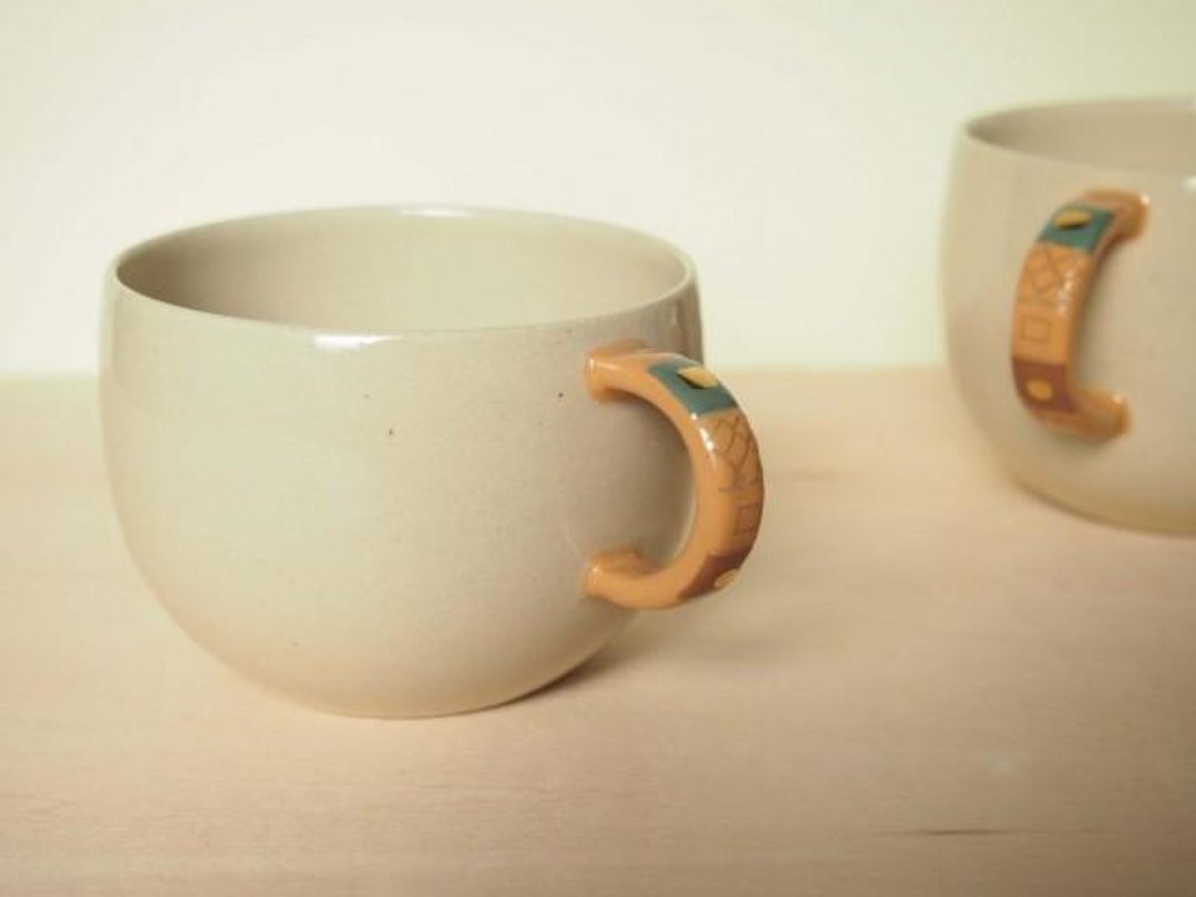 克鲁姆洛夫系列 Český Krumlov / 陶制马克杯 mug - 咖啡杯/马克杯 - 其他材质 多色
