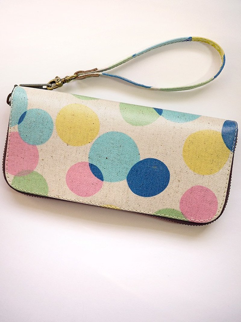 彩色波点。防水长夹/皮夹/钱包/零钱包 - 皮夹/钱包 - 防水材质 多色