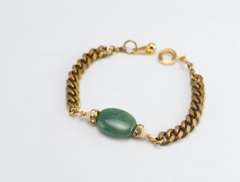 // La Don // 【中世纪-谬思黄铜-水藻】 - 手链/手环 - 其他金属 金色