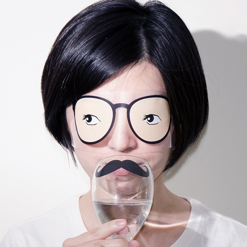 俏胡子变脸贴－法式胡 派对 婚礼 直播 - 贴纸 - 防水材质 