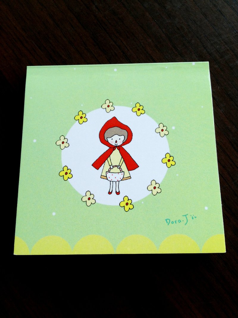 万用便条纸-- Flower Dora. - 便条纸/标签贴 - 纸 绿色