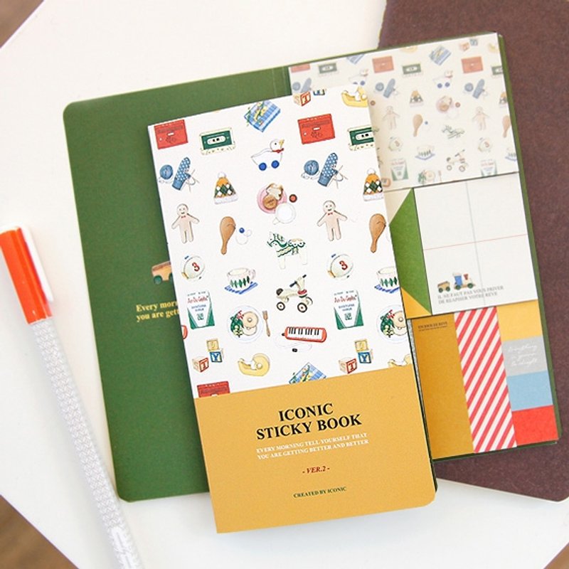 Dessin x Iconic-便利贴本V.2-Toy,ICO80558 - 贴纸 - 纸 多色